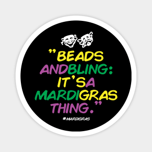 Funny Mardi Gras Magnet